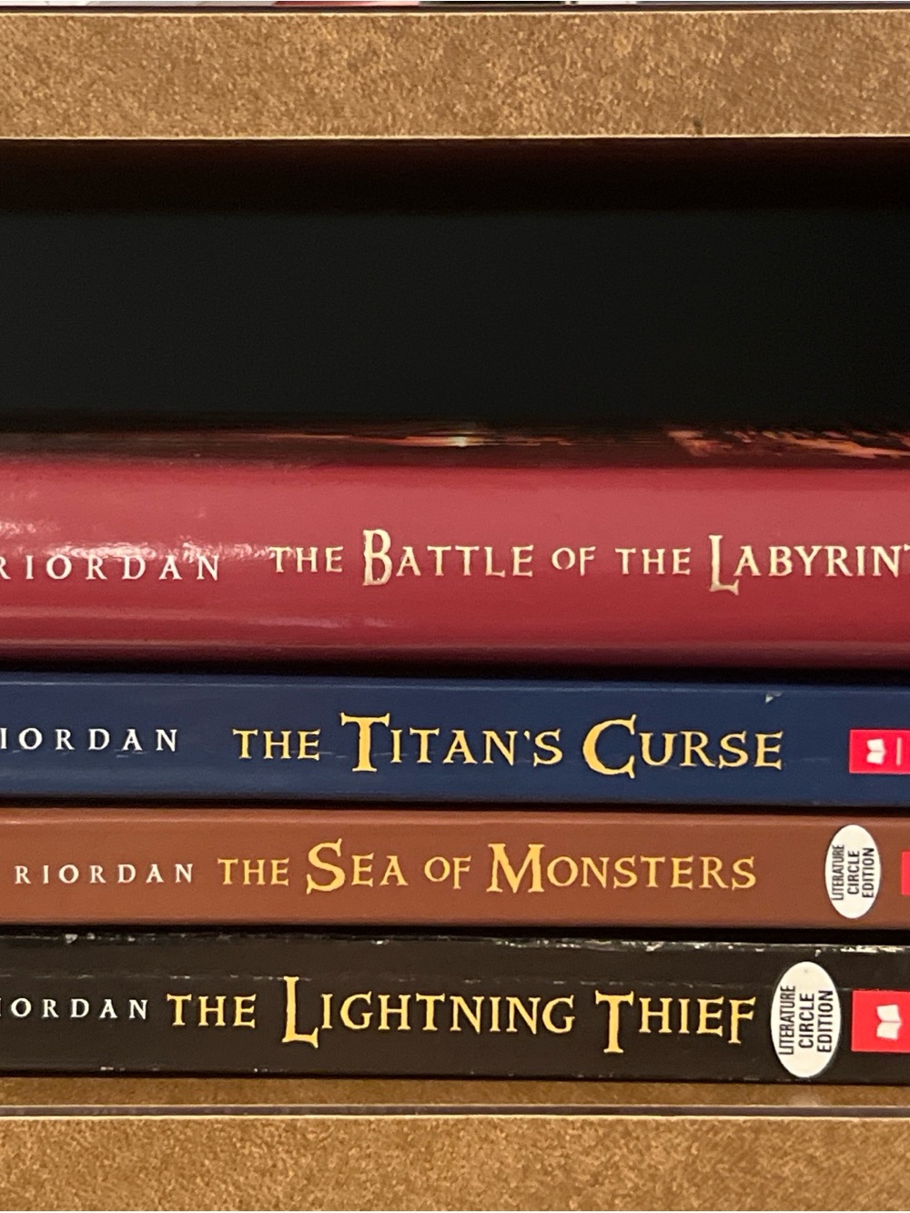 Percy Jackson & The Olympians Books 1-4 by Rick Riordan